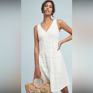 Anthropologie Tracy Reese - Buvette Floral Dress - White - Size 4 - Gently Used!